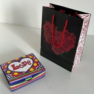 Brighton gift box bag and tissue paper